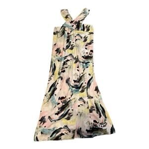 Halogen Dress Women Medium Multicolor